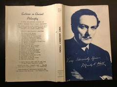 VERY SINCERELY YOURS. Manly P. Hall. First Edition (Letters to Students) HCDJ