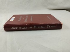 Dictionary of Musical Terms Theo. Baker Ph.D Pub 1923 Schirmer Antique Hardback