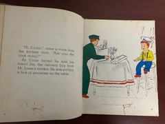 Vintage SPAGHETTI EDDIE 1957 Hardcover by Mary Jackson Ellis Ex-library copy