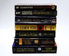 Elizabeth Peters Book Lot (7) Mystery Silhouette in Scarlet The Mummy Case