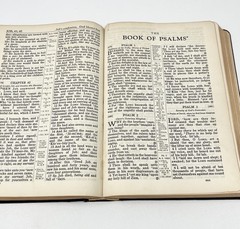 Holy Bible 1944 WW2 Era Concordance National Bible Press Large Print W/ Inserts