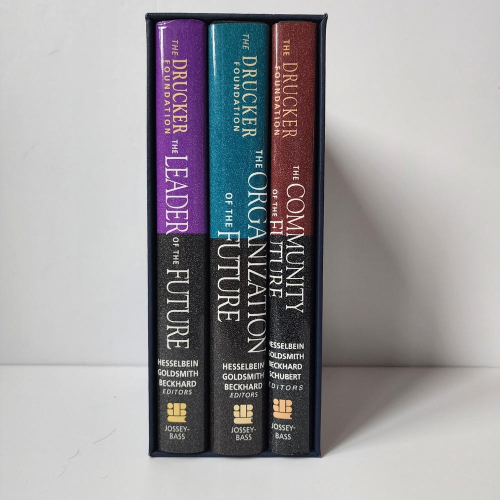 The Drucker Foundation Future Series: Organization Community Leader set of 3 HC