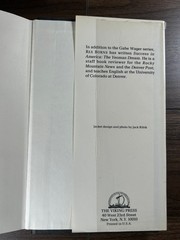 Burns THE AVENGING ANGEL 1st Edition 1983 Viking Press Gabe Wager Mystery DJ