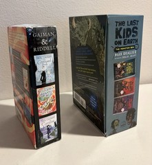 2 Box Sets/6 Books: Last Kids on Earth Max Brallier & Neil Gaiman Graveyard/Milk