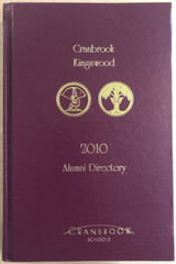 Cranbrook Kingswood 2010 Alumni Directory, hardcover with gilt on covers & spine