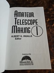 Amateur Telescope Making By Albert Ingalls Set Vol 1-3 1998