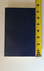 Alcoholics Anonymous 4TH EDITION BIG BOOK Blue Soft Cover Small 4.5 in x 7 in