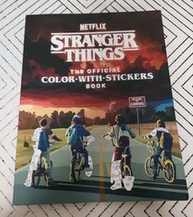 🥥 Stranger Things: the Official Color-With-Stickers Book🆕️AS SHOWN👇