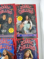Zodiac Chillers Books Lot 1-6 First Edition SOLD AS A SET Fast Free Shipping