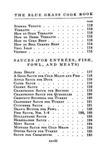 1911 The Blue. Grass Vintage Cook Book 388 Pages