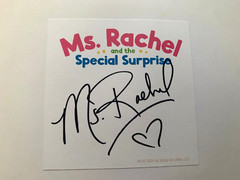 Ms. Rachel & The Special Surprise SIGNED 1st/1st HC DJ 2024 Kids Learning