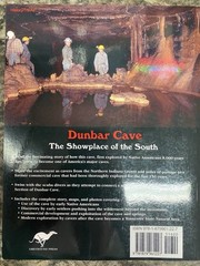 Dunbar Cave Showplace Of The South Larry E Matthews Tennessee Exploration
