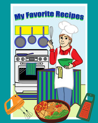 Blank Cookbook Recipe Book Variety to Choose From 9″ H x 6″ W 102 Pages