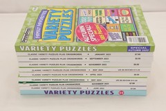 Lot of 10 Variety Puzzle Books, Unused, Large Size, No Duplicates, B148