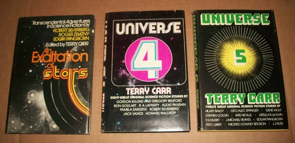 Terry Carr Universe #5 #4 lot of 3 Exaltation Science Fiction Stars BCEHCDJ GDVG