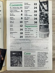 Vtg 1984 Annie’s Crochet Newsletter 14 Project Crafting Magazine # 10