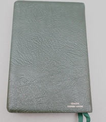 Rare Kenneth Hagin Ministries Rhema KJV Study Bible Calfskin Green by Cambridge