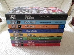 Lot of 8 FLIGHT 29 DOWN Series #1 2 3 4 5 6 7 & Prequel by D.J. MacHale & Rogow