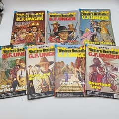 13 BASTEI Western-Bestseller G.F. Unger Pulp Fiction German Booklets Books