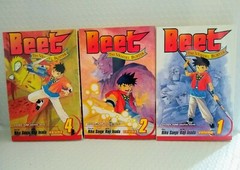 Lot of 3 BEET The Vandel Buster Shonen Jump Graphic Novels Paperbacks #1, 2 & 4