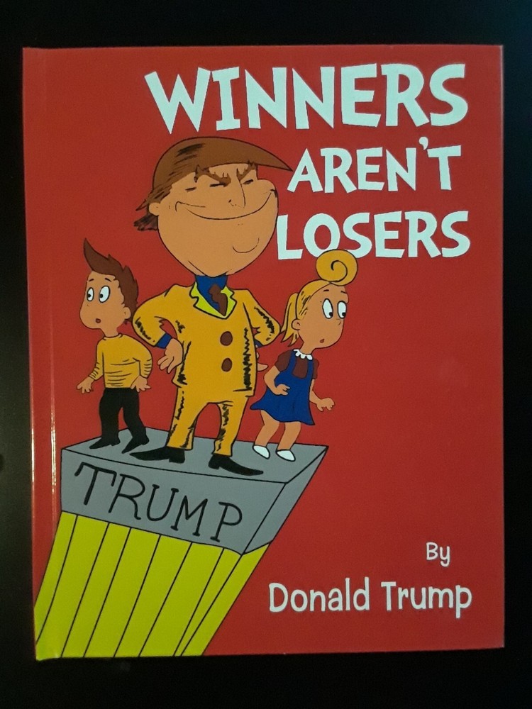 „Hardcover” Winners Aren’t Losers Children’s Book Donald Trump Jimmy Kimmel Maga