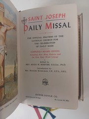 Saint Joseph Daily Missal 1959 Morocco Leather Byrne-Doyle Co. + Box 810/92-B-LL