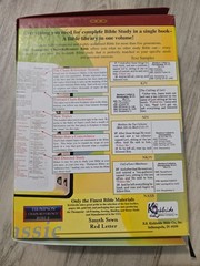 KJV Thompson Chain-Reference Bible Kirkbride Bonded Leather Red Letter Maps