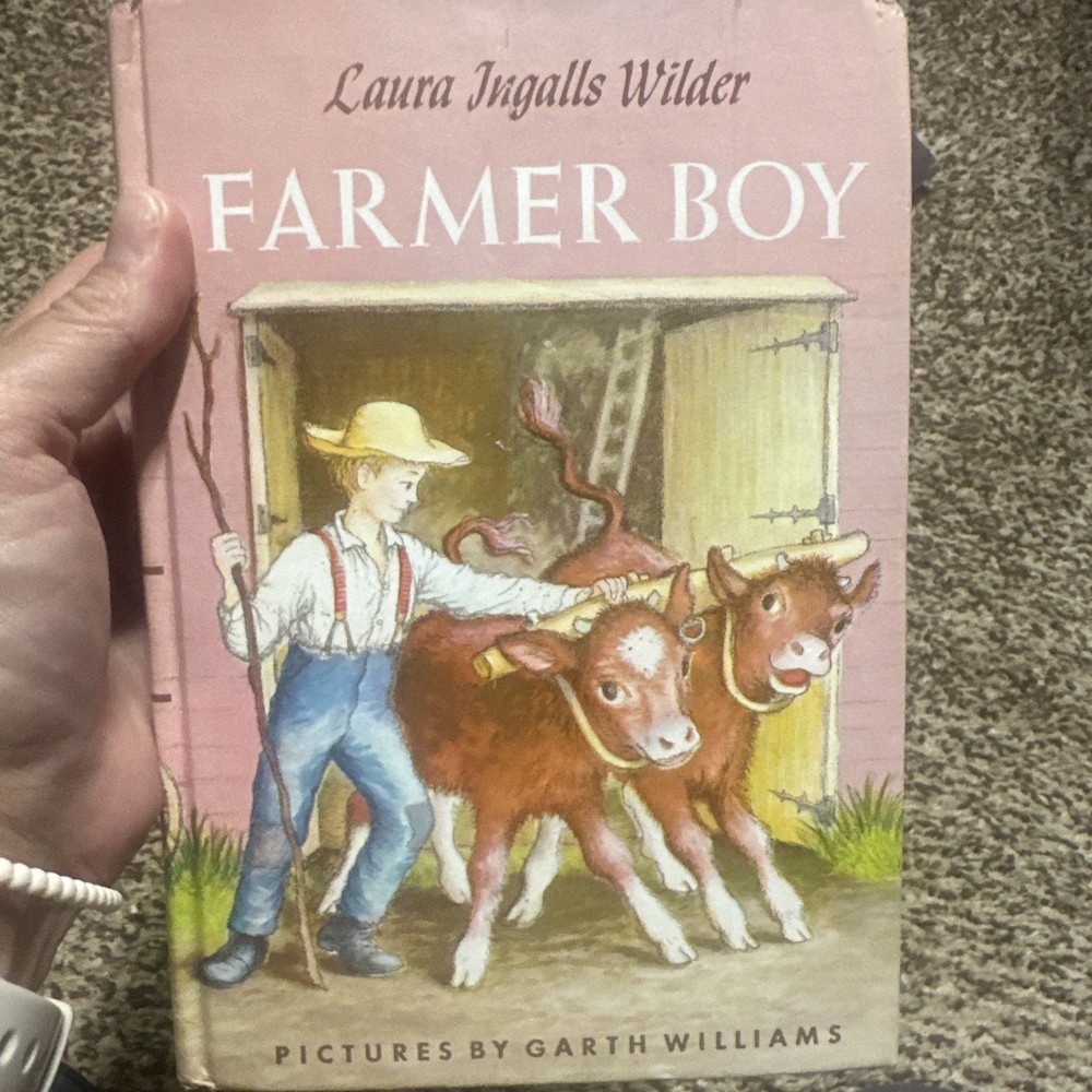 Farmer Boy by Laura Ingalls Wilder (1953, Hardcover)illustrated