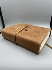 ESV Journaling Bible Interleaved Edition Natural Leather Brown – Some Writing