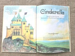 1975 Snow White And Cinderella Collins World Fairy Tales 2 Books 9.5″x12.5″