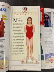 American Girl Magazine „July/August 1997 Issue” Paper Doll Insert Uncut Vintage