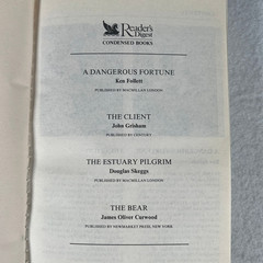 Reader’s Digest Condensed Books BK4778 4 Novels John Grisham – The Client, other