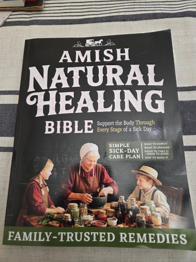 Amish Natural Healing Bible(2025 Trade Paper)-LIKE NEW/FAST SHIPPING