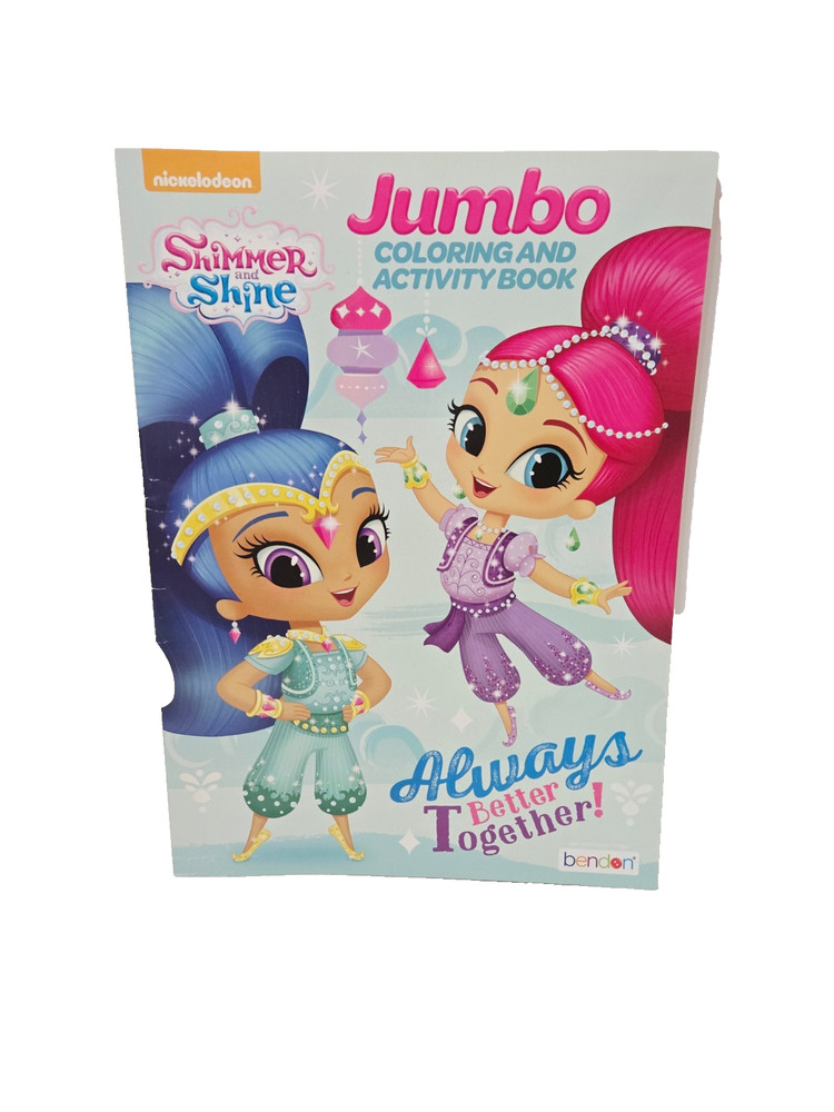 NEW Shimmer & Shine Coloring & Activity Book Always Better Together!