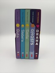 Raina Telgemeier Collection Box Set (Smile, Drama, Sisters, Ghosts, Guts)