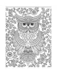 Best Owls and Eagles Coloring Save the Planet Series 108 Pages 8.5 x 11 All Ages