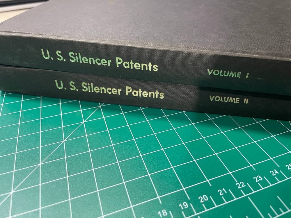 U.S. Silencer Patents 1888-1972, Paladin Press, 2 Volume Hardcover Set