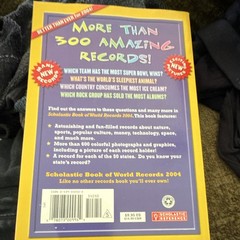 Scholastic Book of World Records 2004 PB Jenifer Corr Morse Illustrated