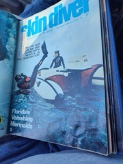 1970 Complete Set/Year of 12 Skin Diver Magazine In Official Binder Nice!!!
