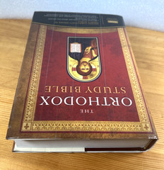 NKJV Orthodox Study Bible Hardcover NKJV (NT) St. Athanasius Septuagint (OT) VG