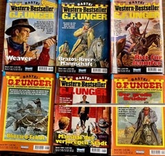 41 BASTEI Western-Bestseller Misc Pulp Fiction German Booklets Books Vintage VG