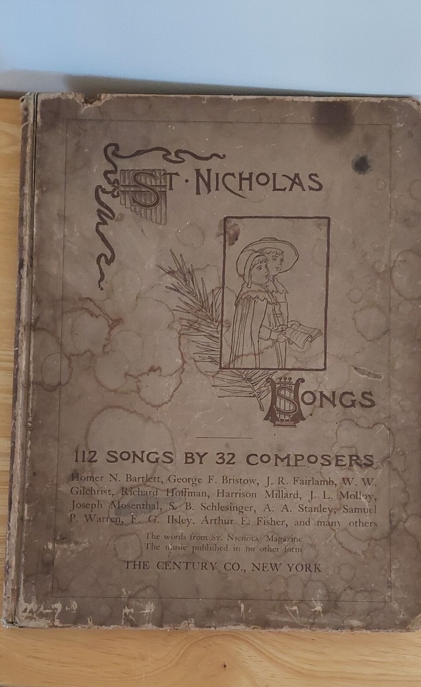 1885 St. Nicholas Songs Book, 190 pages