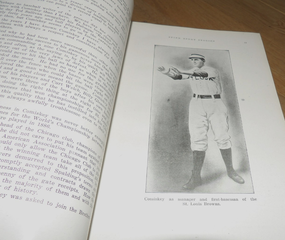 1921 Comisky/George Gipp Al Spink Sport Stories 3 Vol Boxing/Football/Baseball