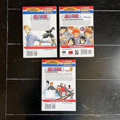 Bleach Volumes Vol # 1 2 3 Tite Kubo English Manga Graphic Novel Shonen Jump Lot