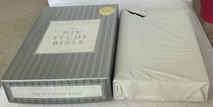 NEW NIV Study Bible Special Edition BLACK MOROCCO LEATHER