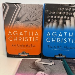 Agatha Christie Collection 5 Book Lot. 2007 Black Dog & Leventhal -Poirot Maple