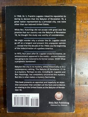 U. S. in Prophecy by N. W. Hutchings (Trade Paperback)