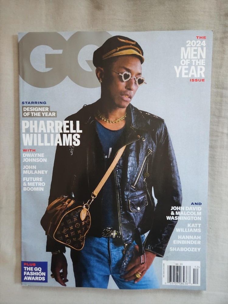 GQ Magazine December 2024 PHARRELL WILLIAMS-Never-Read Excellent Condition!