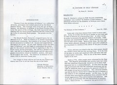 Essays from the Minister of Defense by Huey P. Newton Black Panther Part