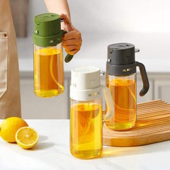 P&M Essentials+ 16oz 2 in 1 Olive Oil Dispenser for Kitchen – Available in Black
